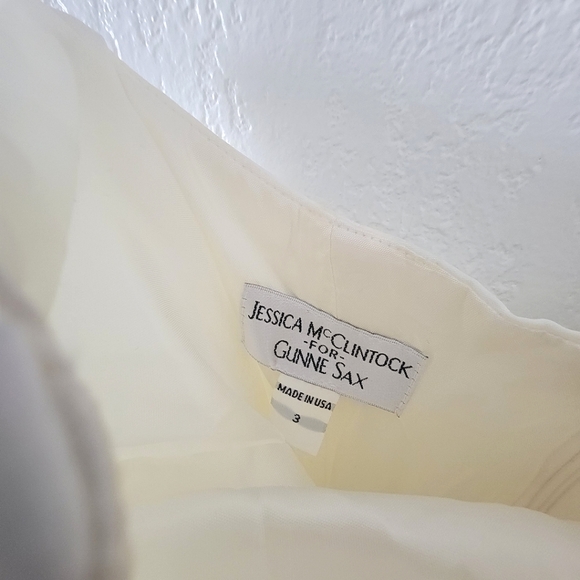 Vintage Wedding Dress Jessica McClintock Gunne Sax NWT Size 0 - Picture 6 of 6